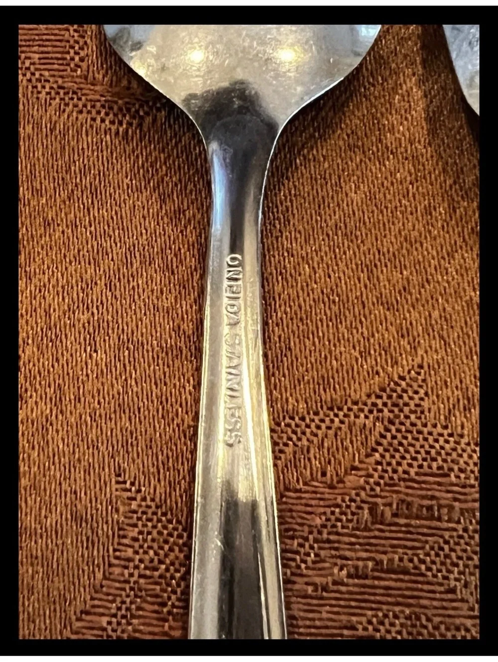 Lot of 5 Oneida Stainless Steel Teaspoons silverware Dishwasher Safe